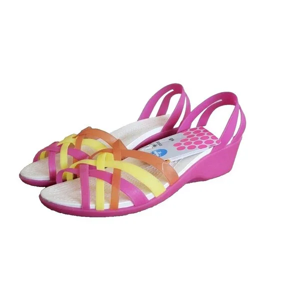 Crocs Isabella Crocs Huarache Wedge Crocs Women's Huarache Flat Top
